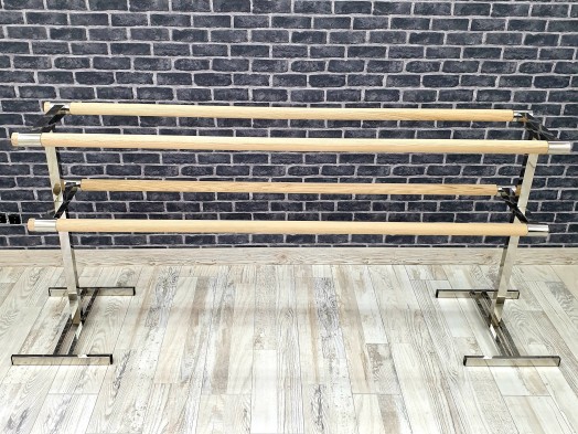 Cтанок переносной двусторонний 4 поручня нержавеющий