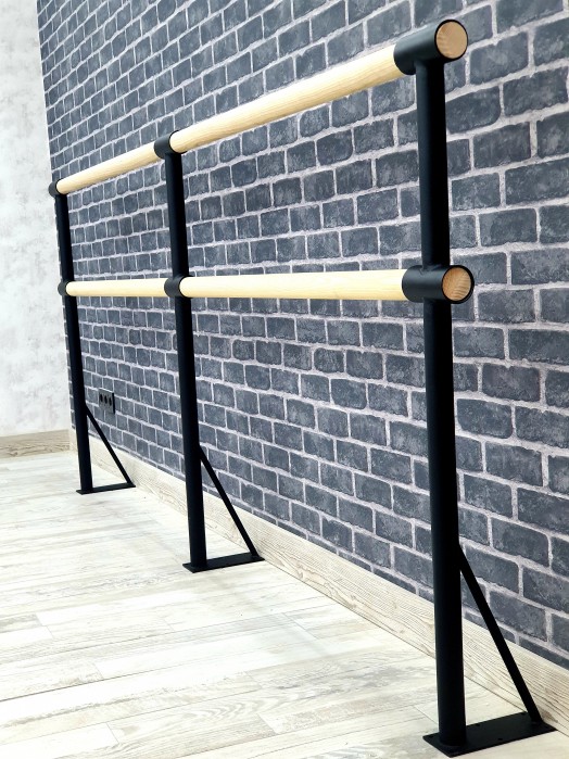 Крепеж в пол два ряда порошок черный