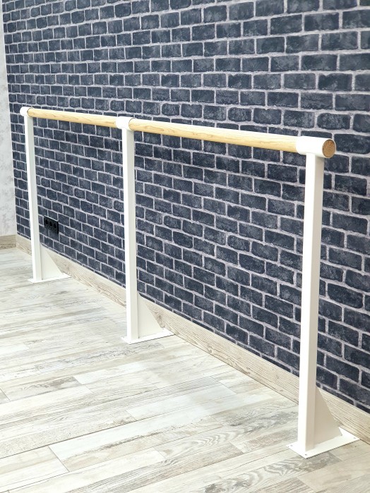 Кріплення в підлогу один ряд порошок білий