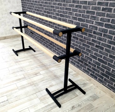 Верстат переносний двосторонній 4 поручня чорний оксамит