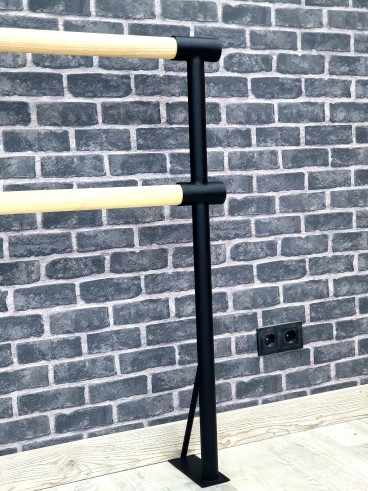 Крепеж в пол два ряда порошок черный