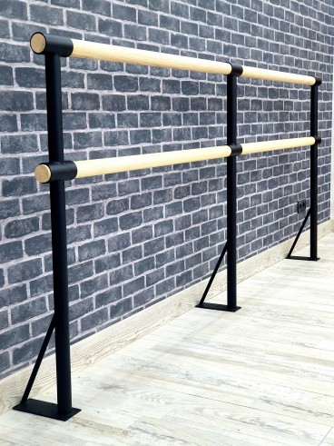 Крепеж в пол два ряда порошок черный